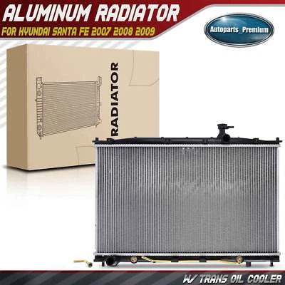 Radiador de aluminio para Hyundai Santa Fe 2007 2008 2009 V6 2,7 L 3,3 L 253100 W1009 Foto 1 de 4