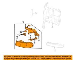 GM OEM 99-07 Sierra 1500 Classic Headlamp Components-Headlamp Assy 15850351 - Bild 1 von 2