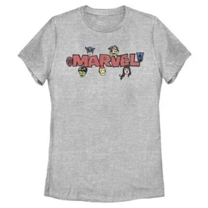 Women's Marvel VINTAGE LOGO T-Shirt - Picture 1 of 2