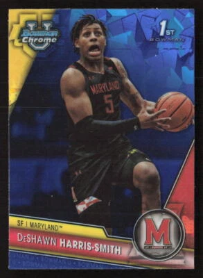 2023-24 Bowman Chrome University Sapphire #52 DeShawn Harris Smith Refractor - Image 1 of 2