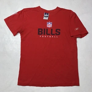 Vintage Buffalo Bills Reebok Red T-shirt Size Youth Large 14-16 - Picture 1 of 10