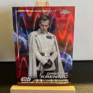2024 Topps Chrome Star Wars Red RayWave Refractor Director Krennic 120 - Bild 1 von 2