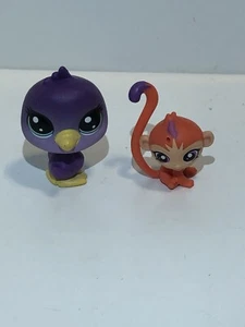 LPS Toy Storage Kelvin Binning Monkey And Dark Purple Penguin - Picture 1 of 8