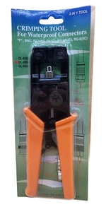 3-in-1 CRIMPING Tool BNC RCA F-Type For Waterproof Connectors, DL-8083R, NEW - Picture 1 of 10
