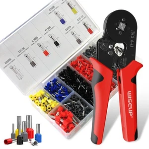 Crimping Tool Kit with 1250PCS Wire Connectors,AWG23-7 Self-adjustable Ratche... - Picture 1 of 7