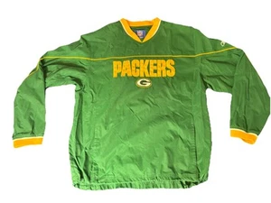 Chaqueta cortavientos Reebok NFL jersey de los Green Bay Packers años 90 talla XL - Imagen 1 de 5