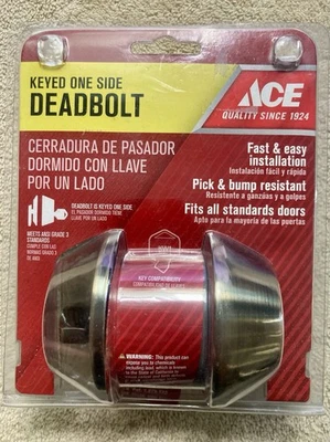Deadbolt Keyed One Side, Brian‘S Color Sealed Package ￼ - Image 1 of 4