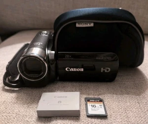 Canon VIXIA HF R20 28x Digitalcamera HD Digital Camcorder - TESTED WORKS + Case - Picture 1 of 10