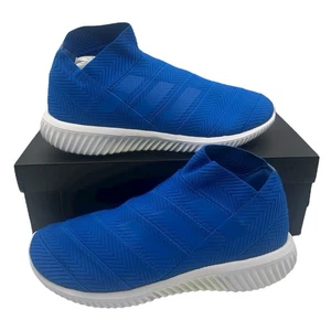 Adidas Nemeziz Tango 18.1 TR Football Soccer Shoes Mens Sz 10 Blue/White AC7355 - Picture 1 of 13