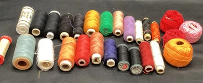 vtg embroidery thread Qty 27 - Free Shipping - Image 1 of 4