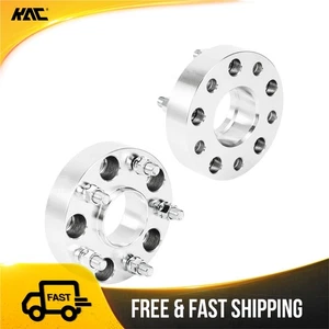 2x Wheel Spacer 1.5" 5x130 71.5mm M14x1.5 For Audi Q7 08-14 Porsche Boxster - Picture 1 of 11