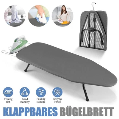 Klappbares Bügelbrett, 81X31cm Blatt Dampfbügelbrett Bügelständer Bügelstation - Bild 1 von 4