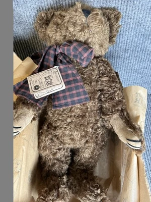 Boyds Original Mohair Bear Jackson 16in Limited Edition w/ Box Style 590021-05 - Image 1 of 4