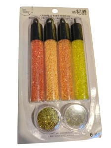 NEW Create And Bake Jewelry Includes 4 Tubes Crystals & 2 Mixers - Pink Purple - Picture 1 of 2