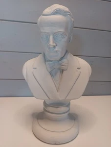 Busto Puccini de yeso macizo sin esmaltar 24 cm - Imagen 1 de 7