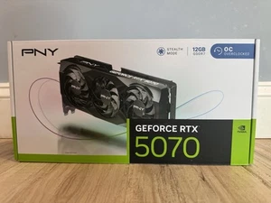 PNY GeForce RTX™ 5070 12GB GDDR7 Overclocked Triple Fan - Picture 1 of 2