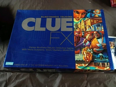 Electronic Talking Clue FX Deluxe Detective Game - TESTED - Parker Brothers 2003 - Image 1 of 4