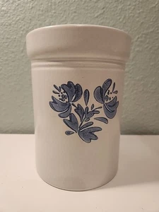 Soporte para utensilios Pfaltzgraff de gres Yorktowne azul usado en excelente estado - Imagen 1 de 10