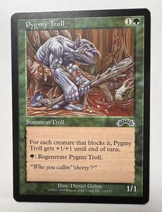 Magic the Gathering MTG Pygmy Troll (118) Exodus LP - Picture 1 of 1