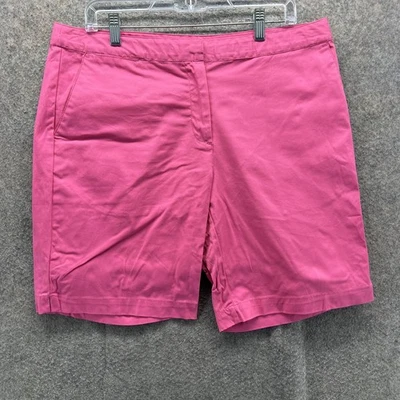 Шорты женские Izod XFG 14 розовые для гольфа эластичные плоские передние карманы повседневные - Изображение 1 из 4
