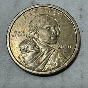 2000-D SACAGAWEA ONE DOLLAR COIN US #4 - Bild 1 von 2