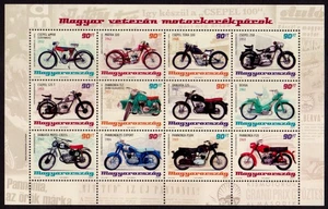 HUNGRÍA - MOTOCICLETAS ANTIGUAS HÚNGARAS 2014 - MIN. HOJA COMO NUEVA NH - Imagen 1 de 4
