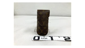Louis Vuitton Monogram Etui Lunettes Rabat M62970 Glasses Case (Near Mint) - Picture 1 of 7