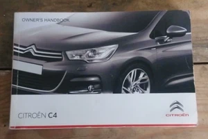 Citroen C4 Hatchback 2011-2018 User Manual Handbook Re - Picture 1 of 2