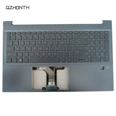 Nuevo reposamanos para HP Pavilion 15-EH 15-EG con teclado retroiluminado FRP M08918-001 azul Foto 1 de 3