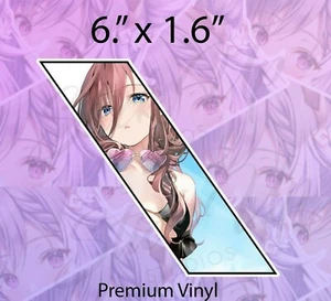 Anime Waifu Lewd Bikini Ecchi Window Style JDM vinyl decal car bumper sticker  - Picture 1 of 2