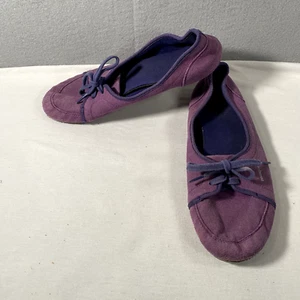 Patagonia Ikat Casual Slip On Ballet Flat Purple Shoes Womans Size 10 - Picture 1 of 9