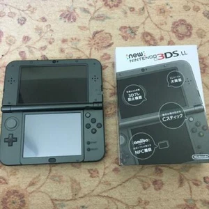 Nintendo New Nintendo 3dS LL metallic black box from jAPAN - Picture 1 of 3