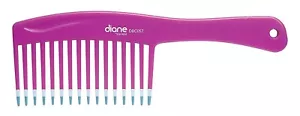 Diane Mebco High Volume Tall Teeth Detangler Magenta - Picture 1 of 1