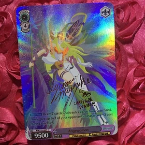 ANGEWOMON + Angemon Angel ACG Waifu Holo Anime Diosa Tarjeta Cielo Chica Amor - Imagen 1 de 5