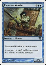FOIL Phantom Warrior | MtG Magic 8th Edition | English | Near Mint
