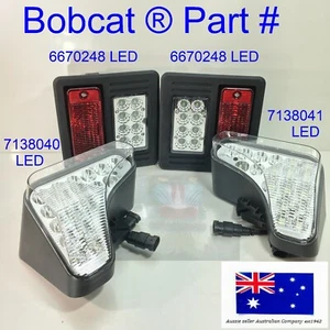 fits Bobcat LED HEADLIGHTS & TAIL LIGHTS REAR M SERIES 6670284 7138040 7138041 - Picture 1 of 12