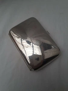 George V silver cigar case. Birmingham 1913. - Picture 1 of 6