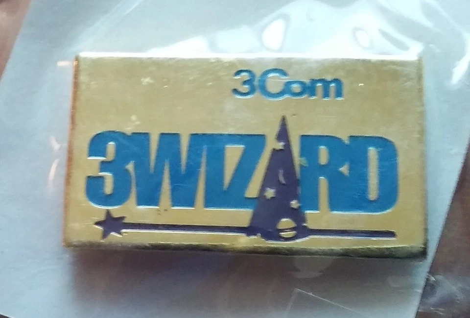 3Com 3Wizard pin badge  - Image 1 of 1