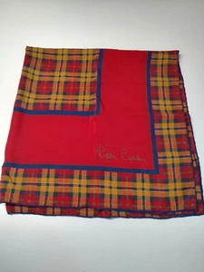 PIERRE CARDIN FOULARD 100% SILK SETA SCARVES SCARF SQUARE MADE ITALY - Picture 1 of 6