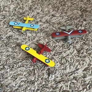 Boeing Sammler Set Miniatur Bi-Planes 3 Flugzeuge - Bild 1 von 3