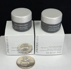 Shiseido Men Total Revitalizer Cream Total Age Defense 0.18 oz NIB (LOT 2) - Picture 1 of 10