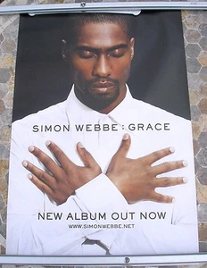 SIMON WEBBE Grace 2006 promo poster 30 x 20 original 2003 - Picture 1 of 1