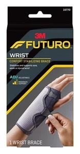 3M Futuro Wrist Brace, Comfort Fabric, Left or Right Hand 3M 10770ENR 1 PIECE - Picture 1 of 1