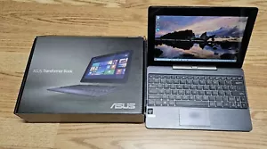 Asus Transformer Book T100TA Win10 64GB 10.1" screen with box - FREE SHIP - Picture 1 of 3