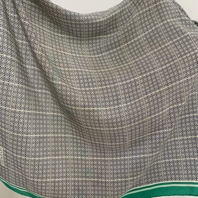 Givenchy Rayas Monograma Logo Verde Cuadrado Bufanda Seda 30/29 in #A67 POBRE CD Foto 1 de 4