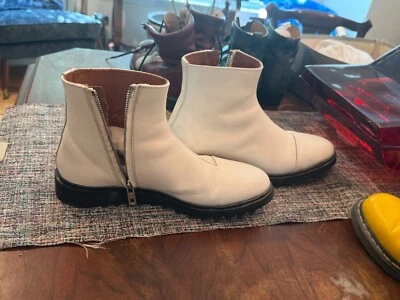Hombre Blanco Trapo y Hueso Botas Talla 9 Foto 1 de 4
