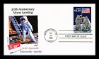 US SPACE COVER MOON LANDING 20TH ANNIVERSARY $2.40 PRIORITY MAIL FIRST DAY ISSUE