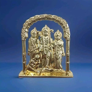  Salpicadero de coche decoración Shri Ram, Sita & Hanuman 2,5" marco de metal lateral único - Imagen 1 de 3