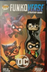 Funko Pop! Funkoverse DC Comics Expandalone 101 Catwoman Robin Strategy Game - Picture 1 of 2