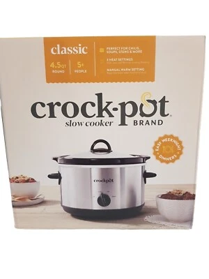 crock pot slow cooker 4.5 qt - Image 1 of 4